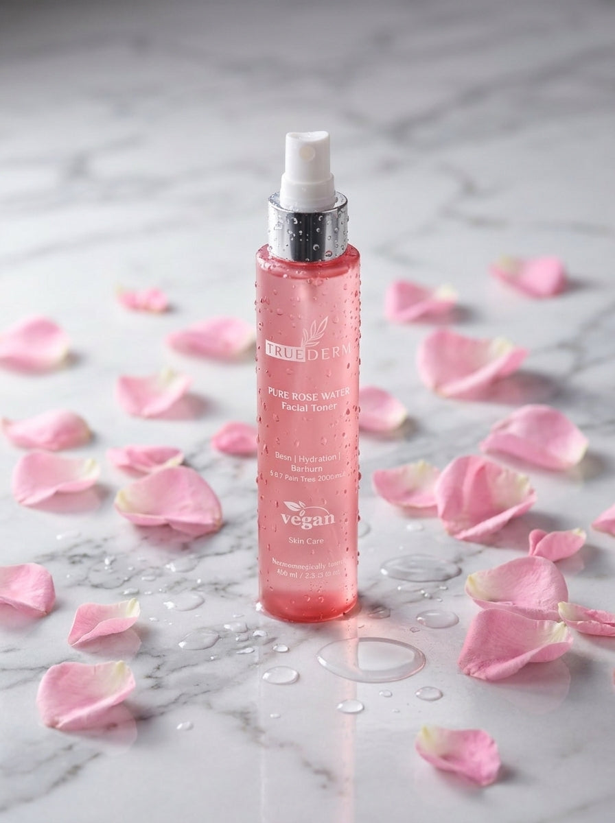 Spray all'acqua di rose pura